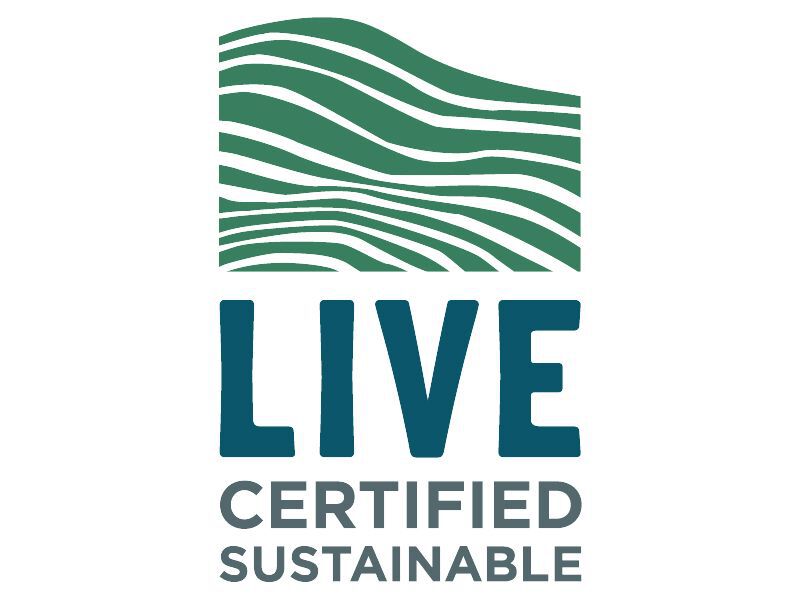 Live certified sustainable logo