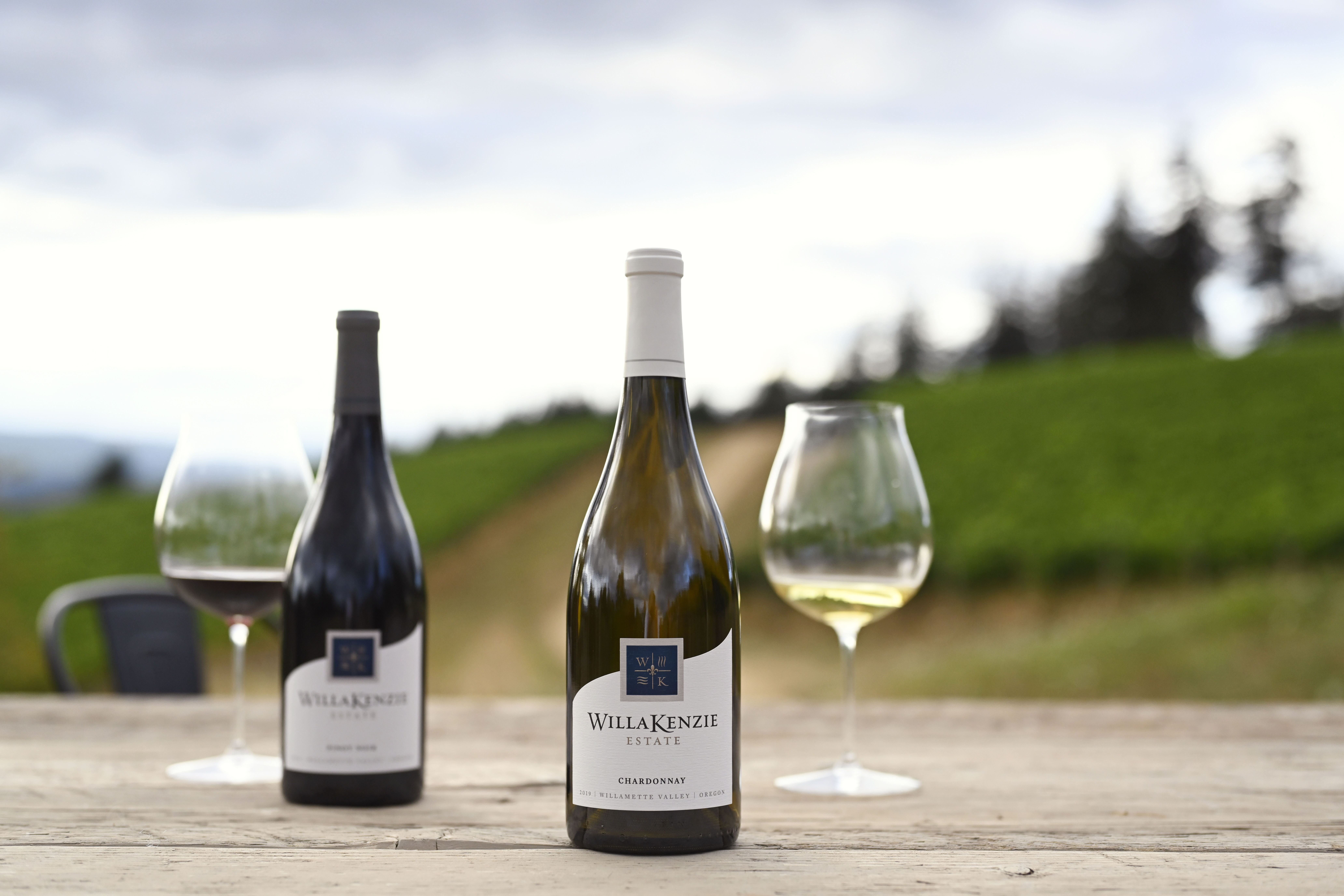 Willakenzie Estate Chardonnay and Pinot Noir